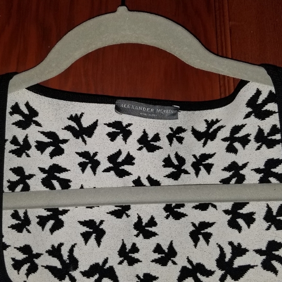 NWOT - Alexander McQueen Dove Jacquard Dress - Picture 3 of 9